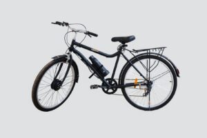 Studio photo of a Karaa electric bike